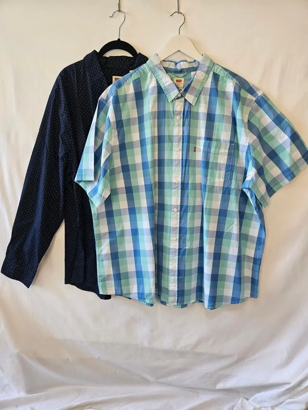 Levi's Shirts Casual Office Button Up Blue Green 3XL Bundle